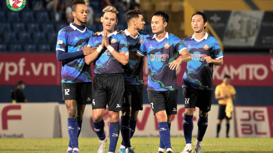 Kết quả V-League 2022: Bình Định, Sài Gòn FC rủ nhau thắng kịch tính